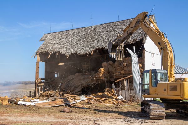 Barn Demolition in Hilliard