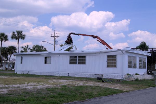 Mobile Home Demolition in Hilliard