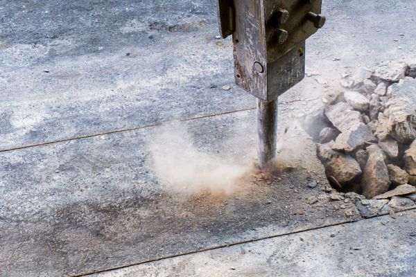 Concrete Patio Removal in Hilliard