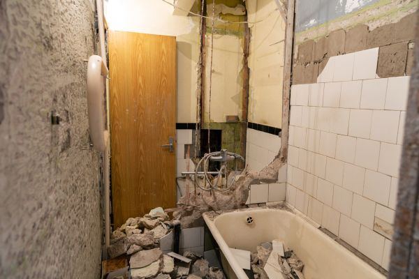 Shower Tile Demolition in Hilliard